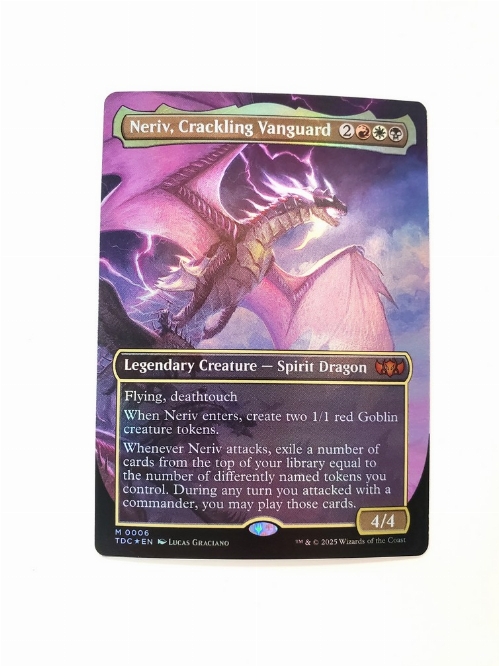 Neriv, Crackling Vanguard (Borderless) (Foil)