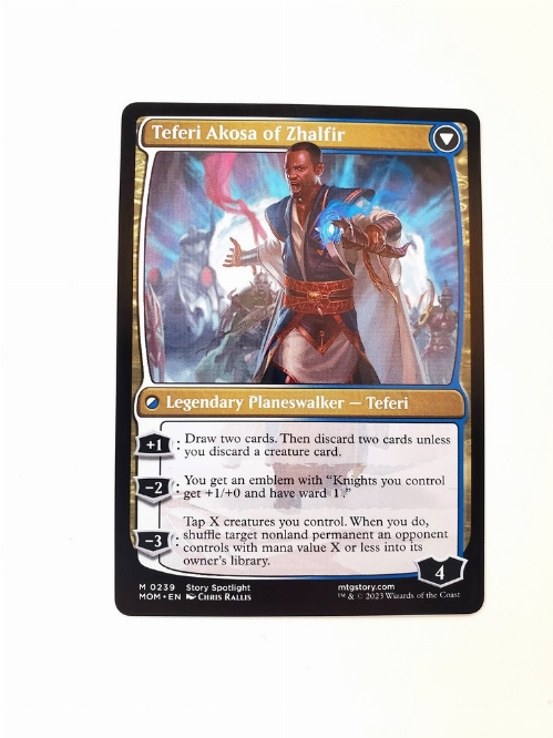 Invasion of New Phyrexia // Teferi Akosa of Zhalfir