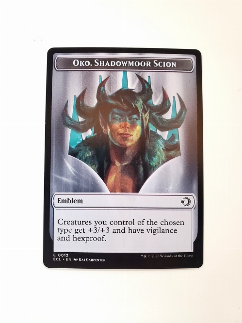 Elk // Oko, Shadowmoor Scion (Emblem) - Double-Sided Token