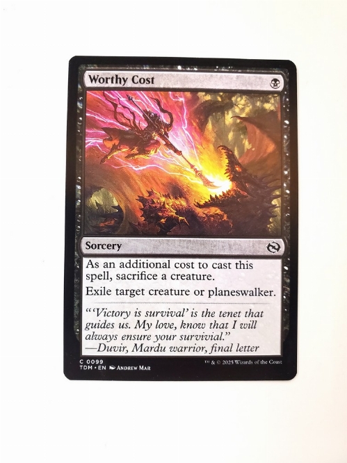 Worthy Cost