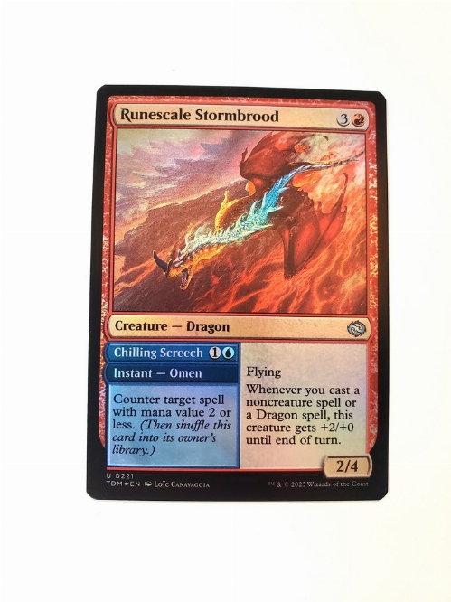Runescale Stormbrood // Chilling Screech (Foil)