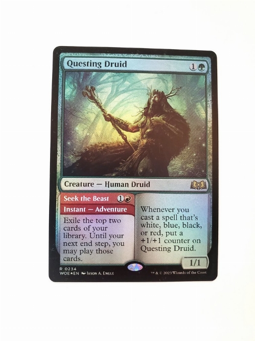 Questing Druid // Seek the Beast (Foil)