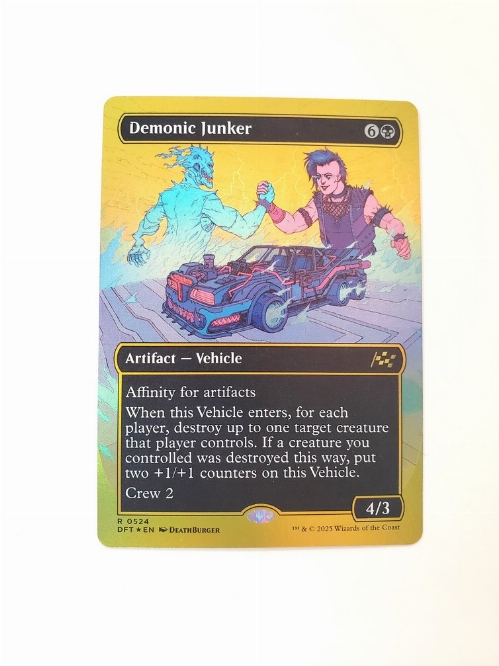 Demonic Junker (Borderless) (First-Place Foil)
