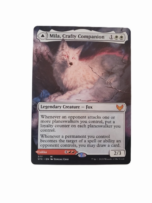 Mila, Crafty Companion // Lukka, Wayward Bonder (Borderless)