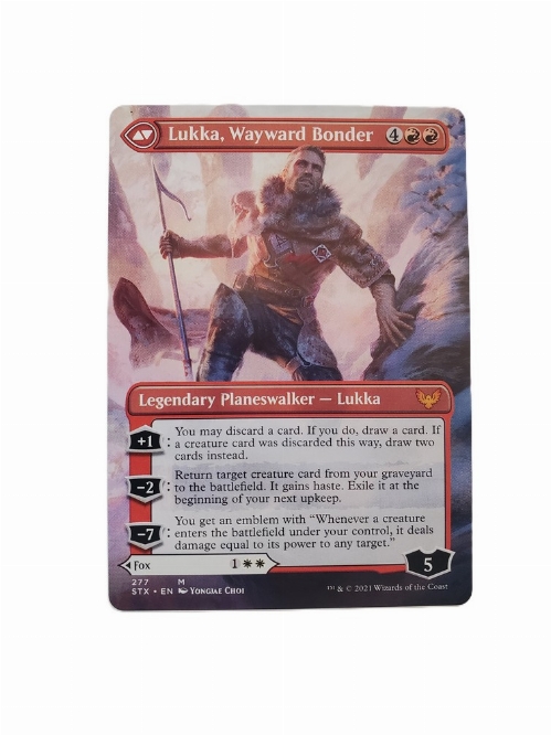 Mila, Crafty Companion // Lukka, Wayward Bonder (Borderless)