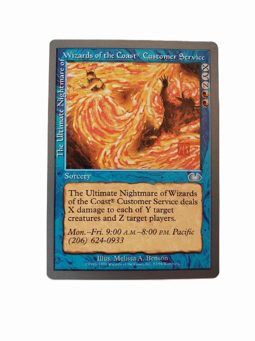 The Ultimate Nightmare of Wizards of the Coast Customer Service