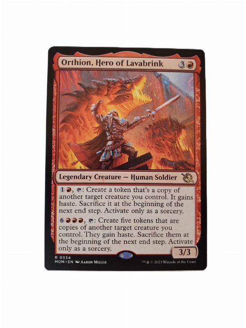 Orthion, Hero of Lavabrink