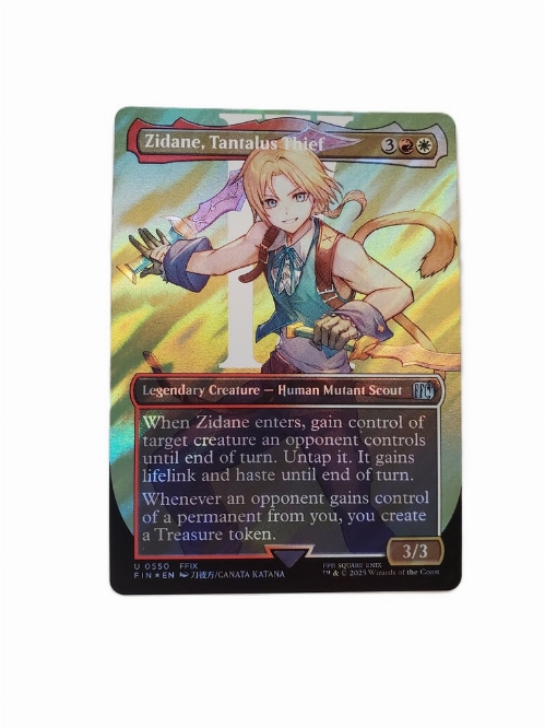 Zidane, Tantalus Thief (Borderless) (Surge Foil)