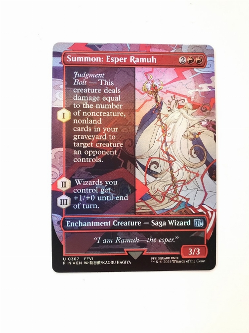 Summon: Esper Ramuh (Borderless) (Foil)