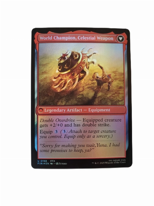 Sidequest: Play Blitzball // World Champion, Celestial Weapon (Foil)