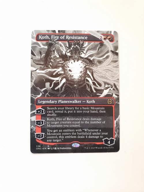 Koth, Fire of Resistance (Borderless)