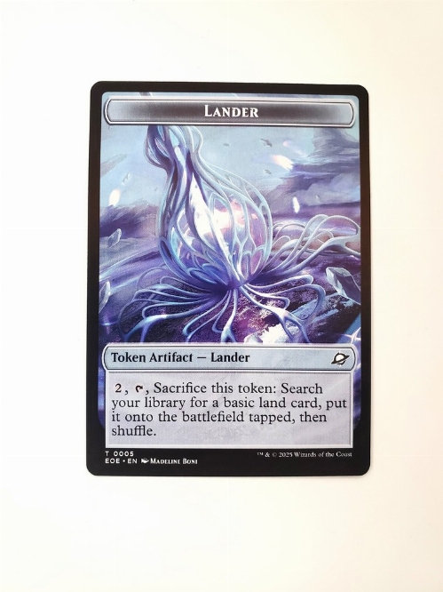 Drone // Lander (0005) - Doubled-Sided Token