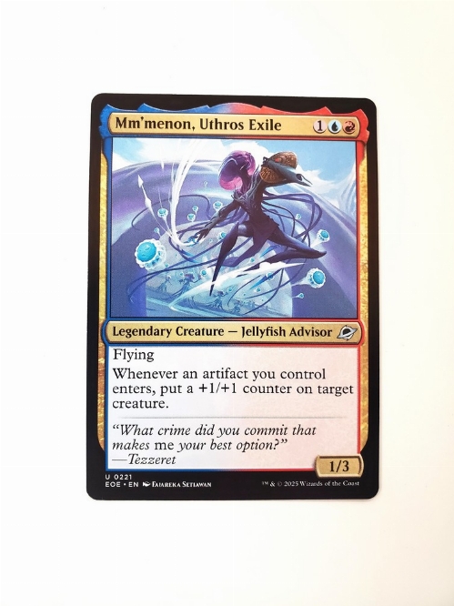 Mm'menon, Uthros Exile