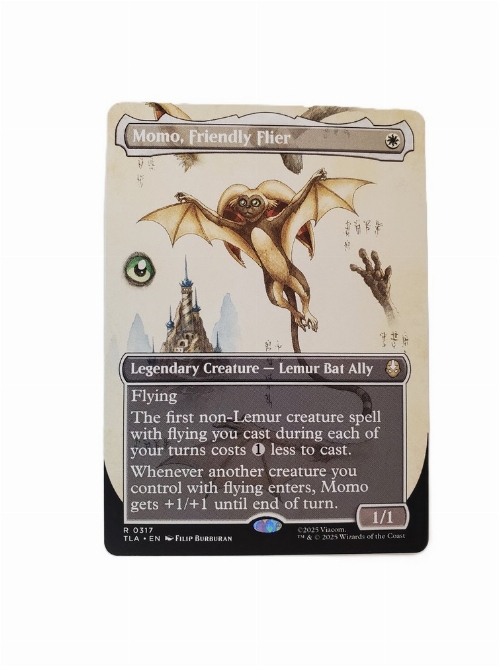 Momo, Friendly Flier (Borderless)