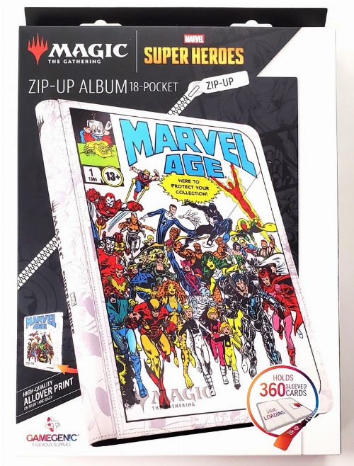 Marvel Super Heroes - Zip-Up Album 18-Pocket (NEW)