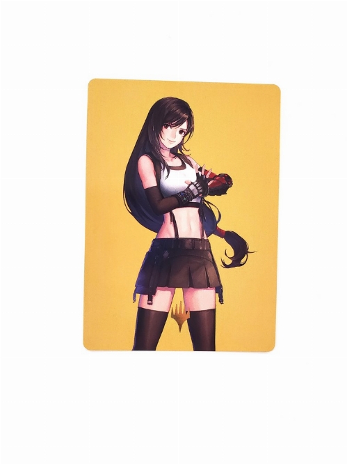 Tifa, Martial Artist - Art Card (Gold-Stamped Planeswalker Symbol)