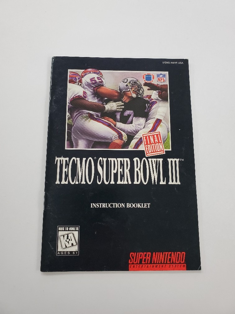 Tecmo Super Bowl III (Final Edition) (I)