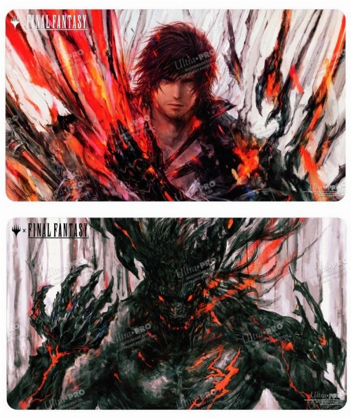 Playmat - Clive, Ifrit's Dominant // Ifrit, Warden of Inferno (Double-Sided) (NEW)