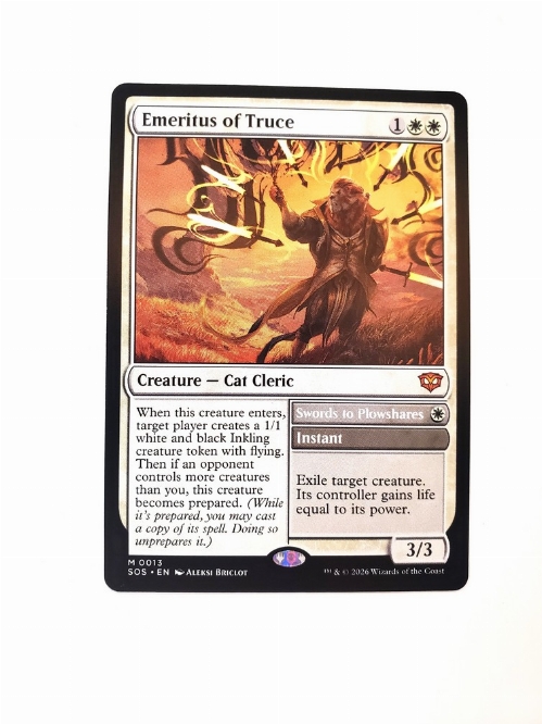 Emeritus of Truce // Swords to Plowshares