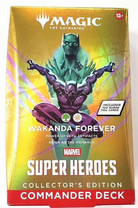 Marvel Super Heroes: Wakanda Forever Commander Deck (Collector's Edition) (NEW)