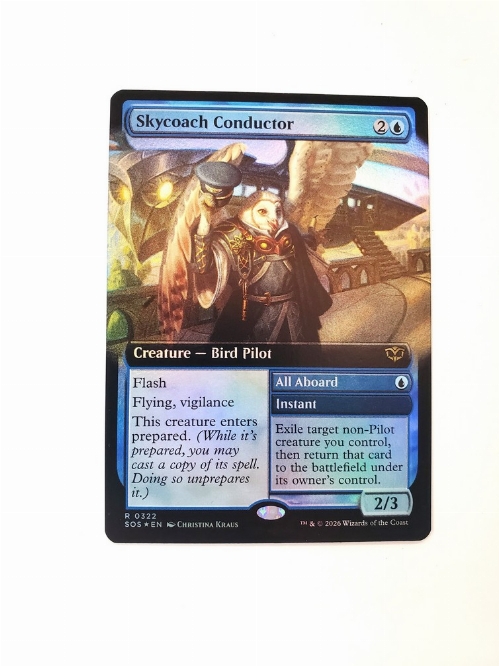 Skycoach Conductor // All Aboard (Extended Art) (Foil)