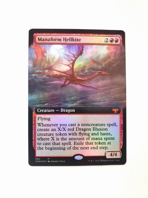 Manaform Hellkite (Extended Art) (Foil)