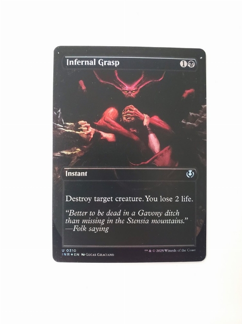 Infernal Grasp (Borderless) (Foil)