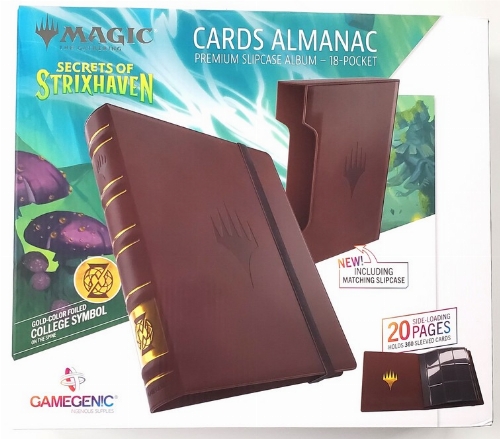 Secrets of Strixhaven - Quandrix Cards Almanac Premium Slipcase Album - 18-Pocket (NEW)
