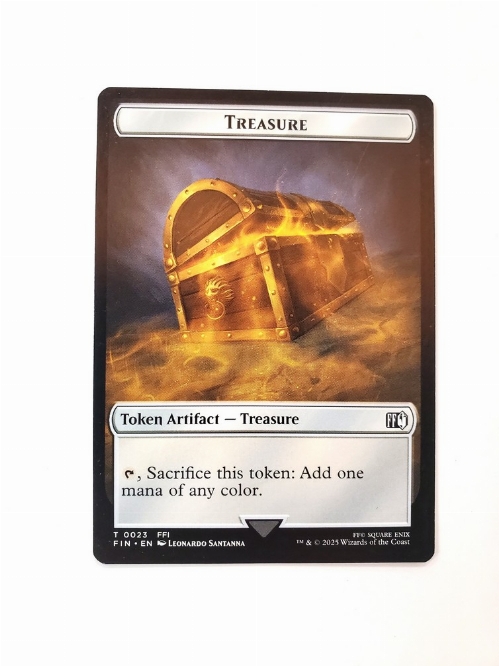 Moogle (0011) // Treasure (0023) - Double-Sided Token