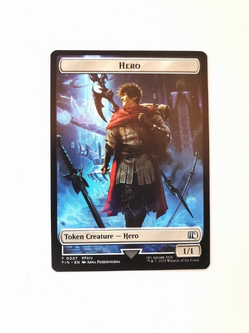 Hero (0007) // Wizard (0015) - Double-Sided Token