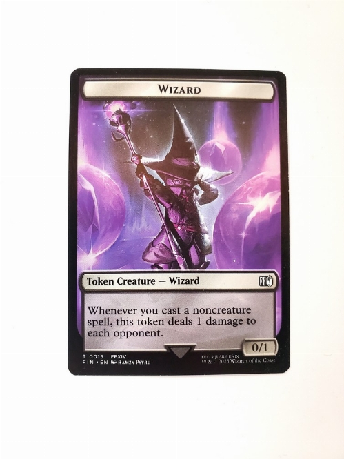 Hero (0007) // Wizard (0015) - Double-Sided Token