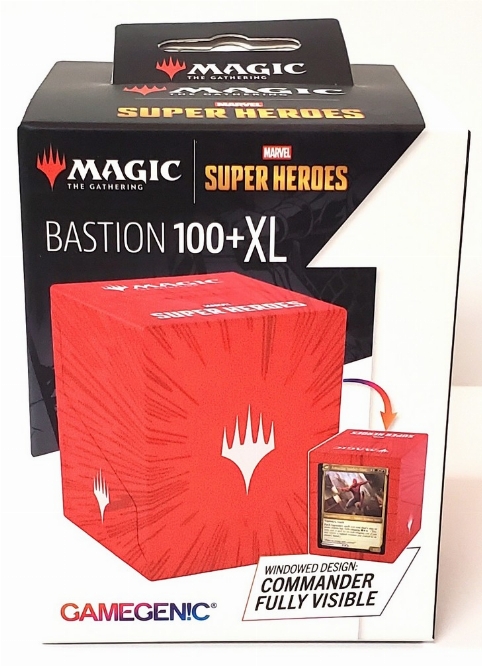 Marvel Super Heroes Bastion 100+XL Deck Box - Comic Burst Red (NEW)