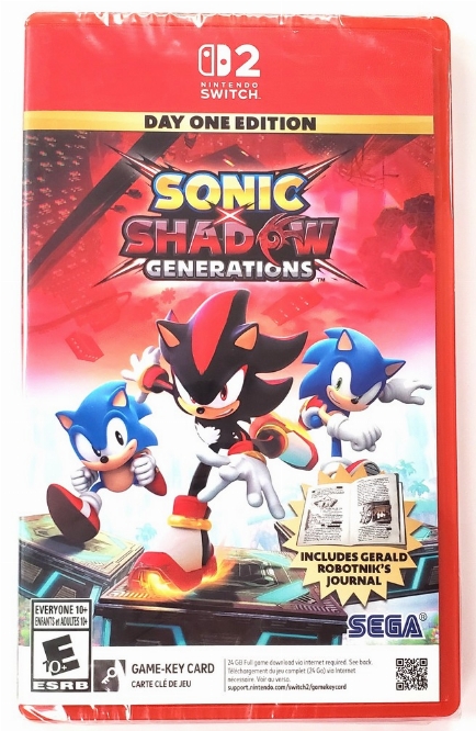 Sonic X Shadow: Generations (Game-Key Card) (NEW)