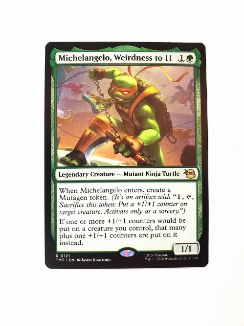 Michelangelo, Weirdness to 11
