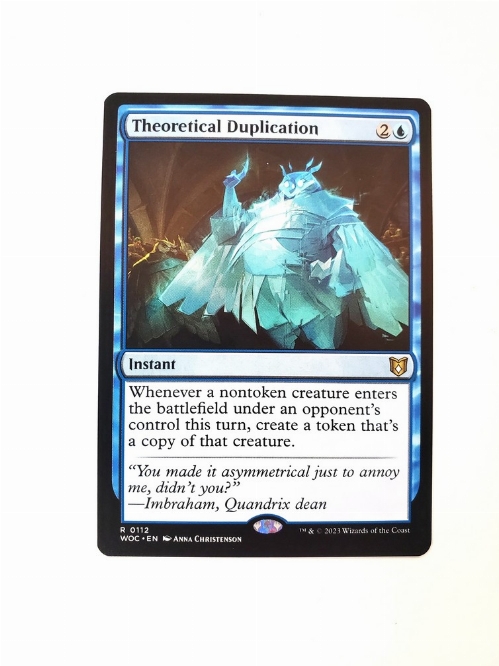 Theoretical Duplication