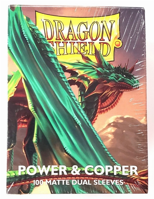 Dragon Shield: Power & Copper Matte Dual Sleeves - Standard Size (NEW)