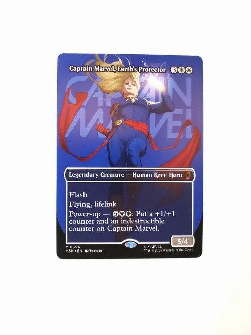 Captain Marvel, Earth's Protector (Borderless) (0354)