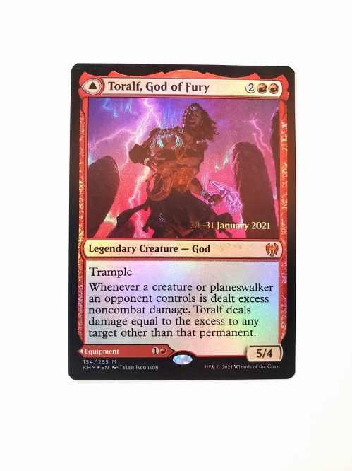 Toralf, God of Fury // Toralf's Hammer (Foil)