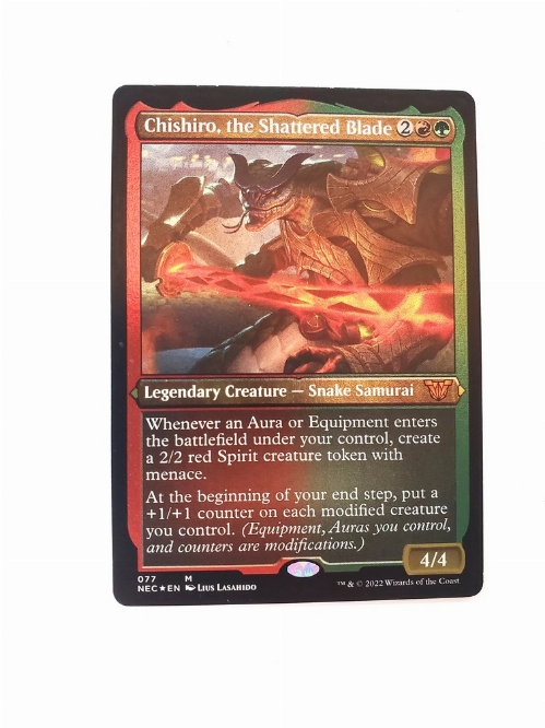 Chishiro, the Shattered Blade (Display Commander) - Thick Stock (Foil)