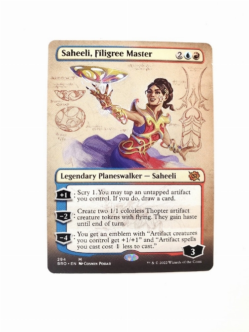 Saheeli, Filigree Master (Borderless)
