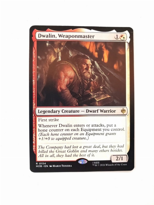 Dwalin, Weaponmaster
