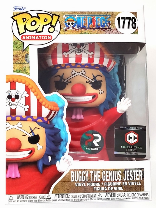 One Piece - Buggy The Genius Jester (Pre-Release) (Chalice Collectibles Exclusive) #1778 (NEW)