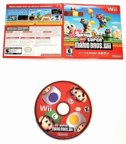 New Super Mario Bros. Wii (Cardboard) (CIB)