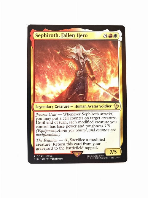 Sephiroth, Fallen Hero