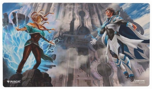 Playmat - Tam Beleren, Conflicted & Jace, Building Reality (Shiny) (NEW)