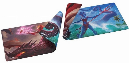 Playmat - Kiora of Salt and Sand & Kiora of Fire and Ashes (Double-Sided) (NEW)