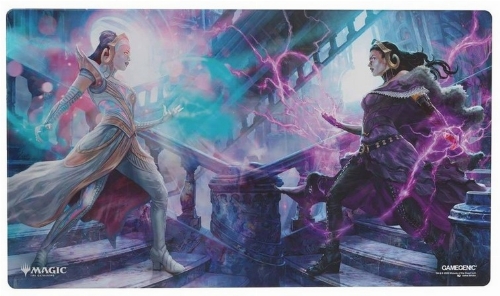 Playmat - Liliana, Devoted Healer & Liliana, Callous Necromancer (Shiny) (NEW)