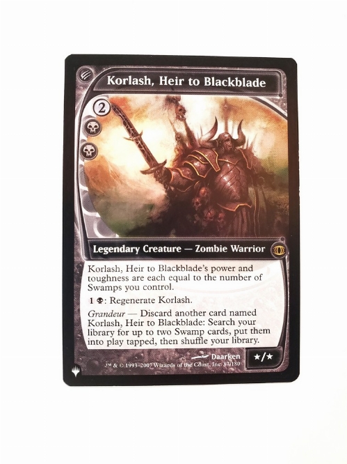 Korlash, Heir to Blackblade