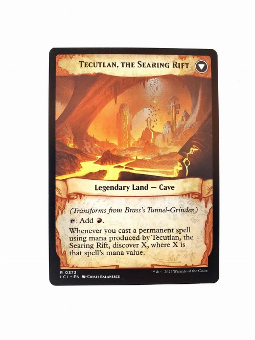 Brass's Tunnel-Grinder // Tecutlan, the Searing Rift (Extended Art)