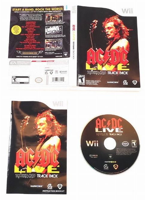 AC/DC Live: Rock Band Track Pack (CIB)